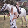 Jade Jagger with Assisi & Amba
